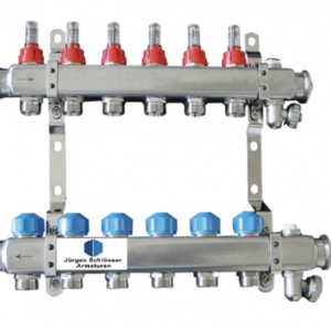 DISTRIBUITOR INOX INCALZIRE IN PARDOSEALA JURGEN SCHLOSSER 10 CIRCUITE