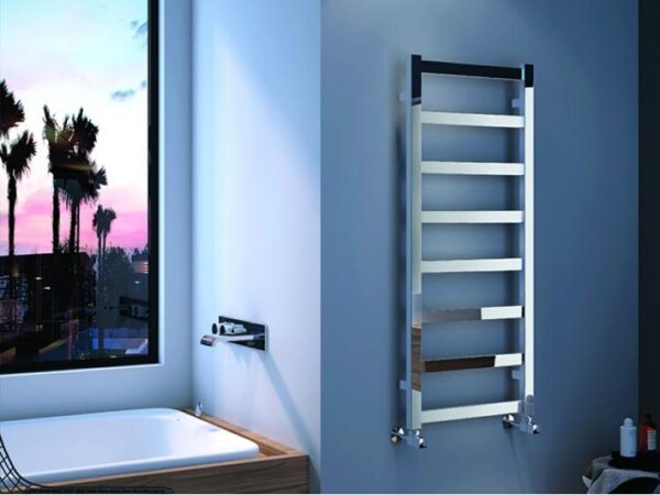 AREZZO Design Calorifer portprosop CUBE CHROME 1200x500mm - crom