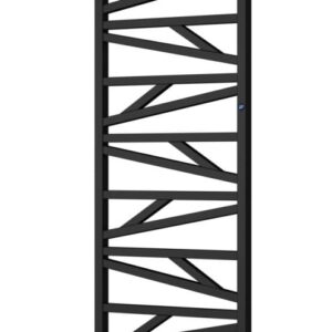 AREZZO Design Calorifer portprosop FRISCO BLACK 1187x530mm - negru satinat