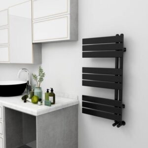 AREZZO Design Calorifer portprosop HORIZONT BLACK 900x500mm - negru mat